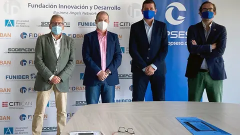 Representantes de COPSESA y FIDBAN tras la firma del convenio en agosto pasado