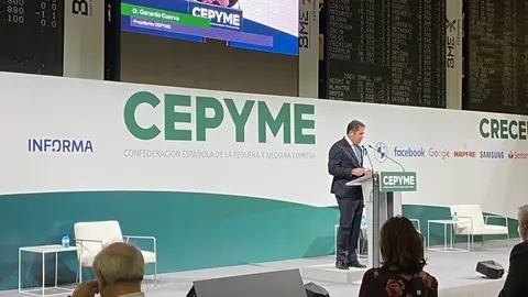 El presidente de Cepyme, Gerardo Cuerva