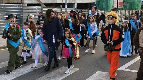 Imagen de los reyes y reinas del carnaval de 2020 durante el desfile.-Archivo