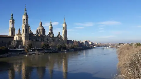 El r&iacute;o Ebro a su paso por Zaragoza