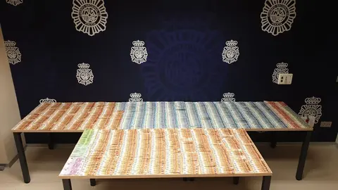 Dinero intervenido en la operaci&oacute;n