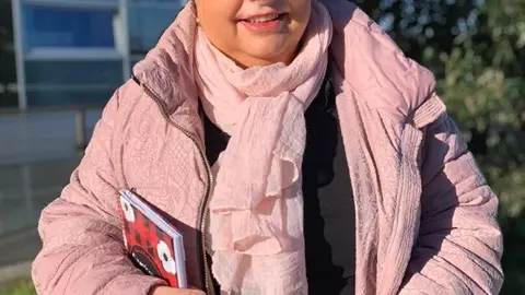 La portavoz de la asamblea del Besaya de IU, Victoria Cedr&uacute;n