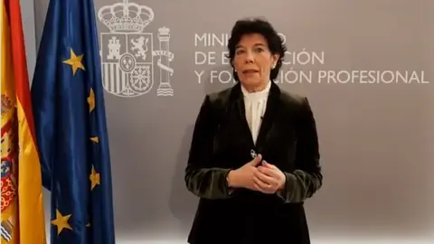 La ministra de Educaci&oacute;n y Formaci&oacute;n Profesional, Isabel Cela&aacute;