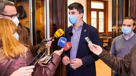 El portavoz socialista, Daniel Fern&aacute;ndez