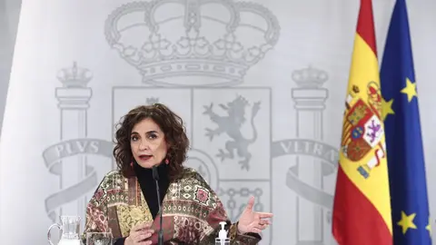 La ministra portavoz y de Hacienda, Mar&iacute;a Jes&uacute;s Montero.