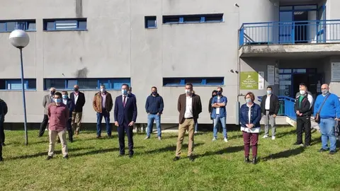 Participantes en la firma de los contratos subvencionados en la convocatoria de 2020