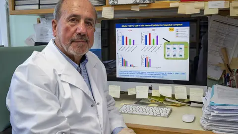 Mariano Esteban    Retrato de Mariano Esteban. Cient&iacute;fico del CNB-CSIC