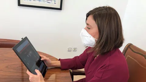 La consejera de Presidencia, Interior, Justicia y Acci&oacute;n Exterior, Paula Fern&aacute;ndez