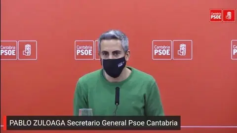 Pablo Zuloaga en un encuentro digital del PSOE