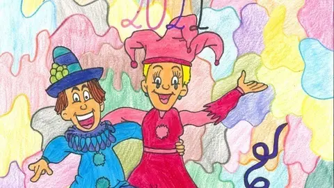 Cartel ganador del Carnaval 2021 de Astillero