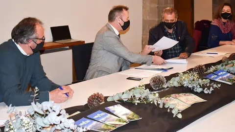 El consejero de Desarrollo Rural en Potes