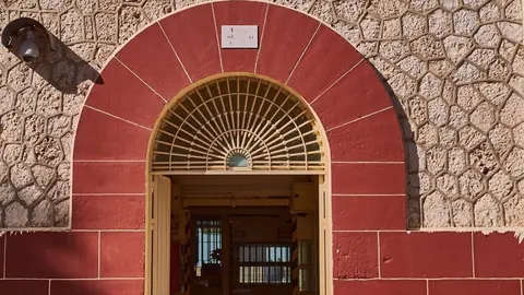 Imagen de uno de los accesos al centro penitenciario de Burgos