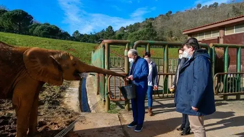 El consejero de Turismo en Cab&aacute;rceno