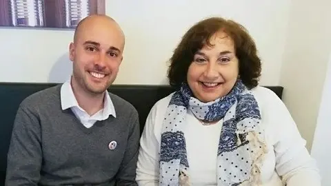 Israel Ruiz Salm&oacute;n y Victoria Cedr&uacute;n