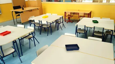 Aula. Imagen de archivo