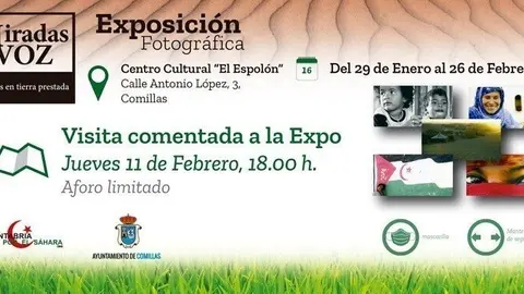 Cartel anunciador de la visita comentada