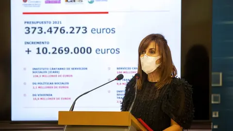 La consejera de Empleo y Pol&iacute;ticas Sociales, Ana Bel&eacute;n &Aacute;lvarez