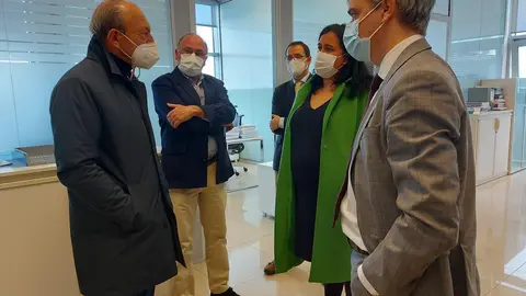 El consejero de Industria, Javier L&oacute;pez Marcano (izda), y el director general de Innovaci&oacute;n, Jorge Muyo