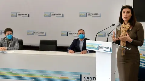 La alcaldesa de Santander, Gema Igual, en el acto