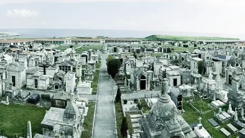 Cementerio de Ciriego, en Santander. Camposanto. Todos los Santos