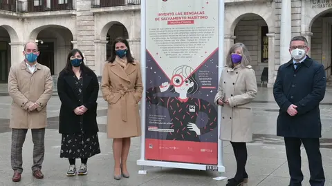 La alcaldesa de Santander, Gema Igual, preside un acto simb&oacute;lico para celebrar el D&iacute;a Internacional de la Mujer y la Ni&ntilde;a en la Ciencia