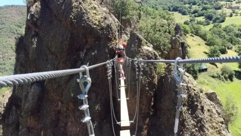 V&iacute;a ferrata Socastillo en Vega de Li&eacute;bana