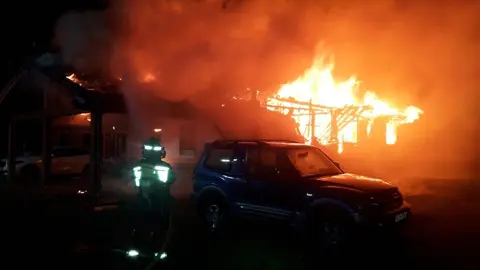 Incendio vivienda Guriezo 14 02 2021