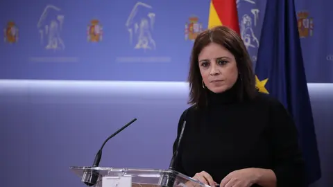 La portavoz parlamentaria del PSOE, Adriana Lastra