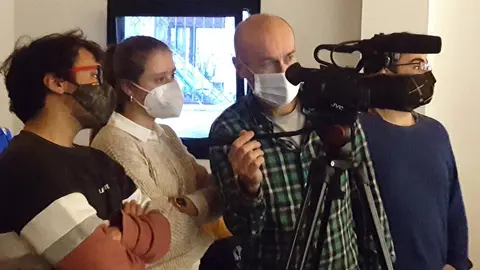 Grabaci&oacute;n de los alumnos de Salesianos a m&uacute;sicos del conservatorio