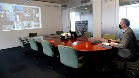 El consejero de Desarrollo Rural, Guillermo Blanco, participa por videoconferencia en la Conferencia Sectorial de Agricultura y Desarrollo Rural y del Consejo Consultivo de Pol&iacute;tica Pesquera para Asuntos Comunitarios.
