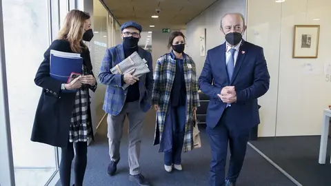 El Consejero De Industria, Turismo, Innovaci&oacute;n, Transporte Y Comercio, Javier L&oacute;pez Marcano, Recibe A Jes&uacute;s S&aacute;nchez (Cenador De Am&oacute;s).16 Feb 20