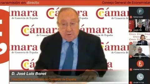 El presidente de la C&aacute;mara de Comercio de Espa&ntilde;a, Jos&eacute; Luis Bonet.