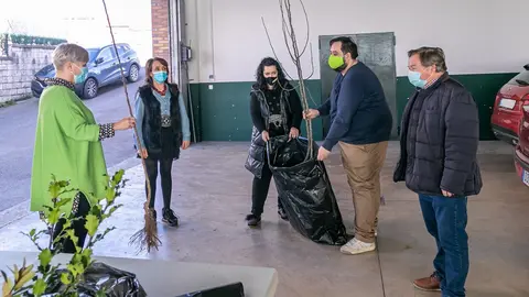 Entrega de &aacute;rboles en Polanco