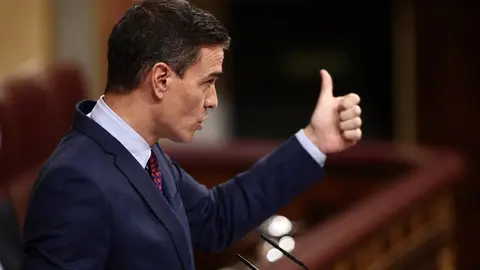 Archivo - El presidente del Gobierno, Pedro S&aacute;nchez,en el Congreso