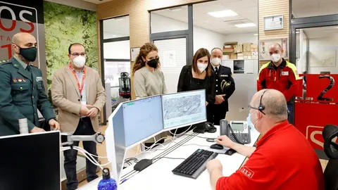 La consejera de Presidencia, Paula Fern&aacute;ndez, y la delegada del Gobierno, Ainoa Qui&ntilde;ones, visitan el Centro de Atenci&oacute;n de Emergencias con motivo de la integraci&oacute;n telem&aacute;tica de los Cuerpos y Fuerzas de Seguridad del Estado y el 112.