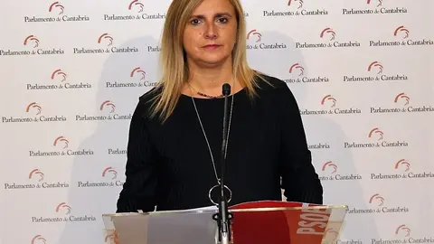 La secretaria de Organizaci&oacute;n del PSOE de Cantabria, Noelia Cobo