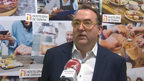 El presidente de Hosteler&iacute;a de Espa&ntilde;a, Jos&eacute; Luis Yzuel