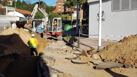 Obras de la calle El Muelle