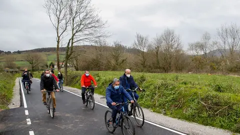 Inauguraci&oacute;n senda cicilista entre Villaescusa y Sar&oacute;n