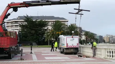Obras reparaci&oacute;n socav&oacute;n en el Paseo Mar&iacute;timo