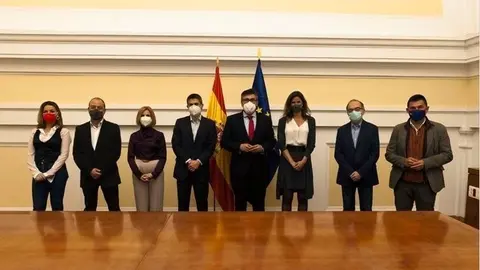 El ministerio de Inclusi&oacute;n, Seguridad Social y Migraciones durante el encuentro mantenido con agentes sociales y organizaciones de aut&oacute;nomos para abordar la modificaci&oacute;n del RETA.