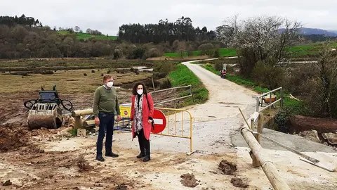 Camino entre Comillas y Vald&aacute;liga