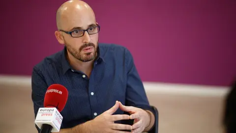 Archivo - El secretario de Econom&iacute;a de Podemos, Nacho &Aacute;lvarez.