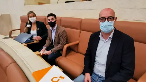 Diputados c&aacute;ntabros de Cs, F&eacute;lix &Aacute;lvarez, Diego Mara&ntilde;&oacute;n y Marta Garc&iacute;a
