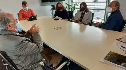 Javier L&oacute;pez Marcano en su reuni&oacute;n con ACEMM