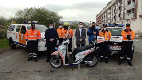 Veh&iacute;culo de protecci&oacute;n civil en Colindres