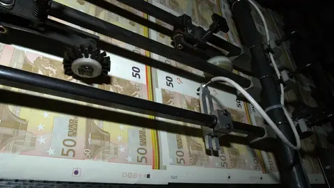 Archivo - Fabricaci&oacute;n De Billetes De Euros En La F&aacute;brica Nacional De Moneda Y Timbre