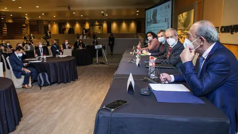 Marcano en un foro de APD