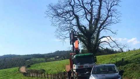 Reparaci&oacute;n de caminos rurales en Hazas de Cesto