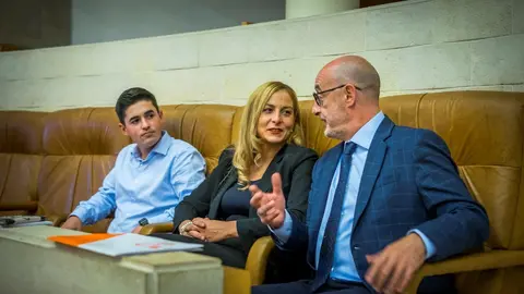 Archivo - Diego Mara&ntilde;&oacute;n, Marta Garc&iacute;a y F&eacute;lix &Aacute;lvarez, de Cs Cantabria